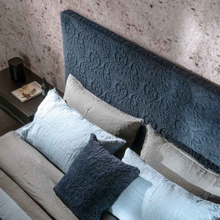 Lago - Fluttua Bed - Fabric Headboard