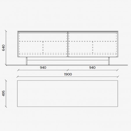Molteni&C - Pass-Word Evolution 1A Sideboard
