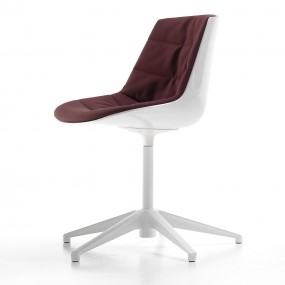 MDF Italia - Flow Chair 5 Point Star Base on Castors