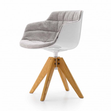 MDF Italia - Flow Chair Chaise 4 Pieds