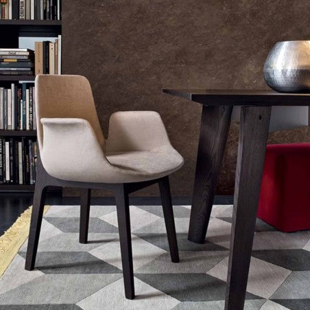 Poliform - Sedia Ventura con Braccioli