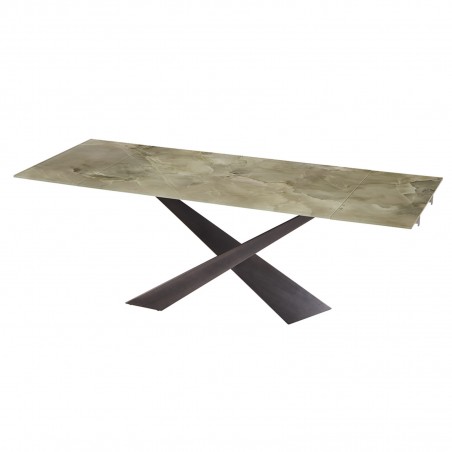 Riflessi - Table Living Extensible - Plateau en Ceramique