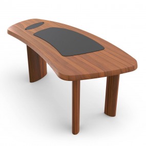 Cassina - Petit Bureau en forme libre Scrivania