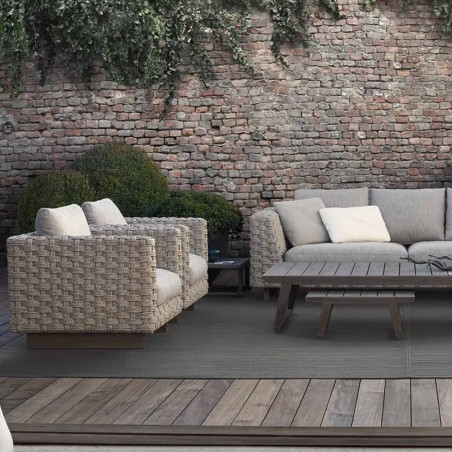 B&B Italia - Ray Outdoor Natural Poltrona