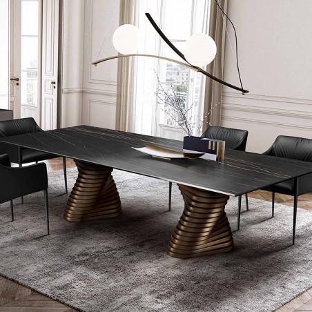 Eforma - Rotolo Table Extensible - Plateau en Ceramique