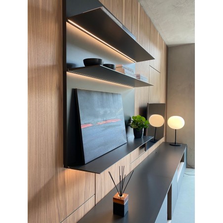 Molteni&C - Boiserie con mensole Pass-Word Evolution