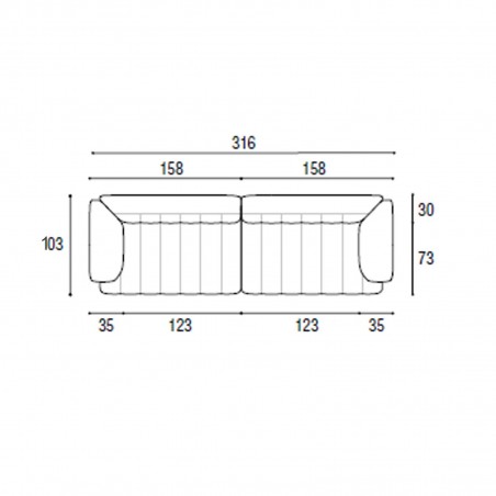 Lago - Hero Sofa Comp. 2131