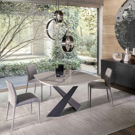 Riflessi - Living Extendable Round or Square Table