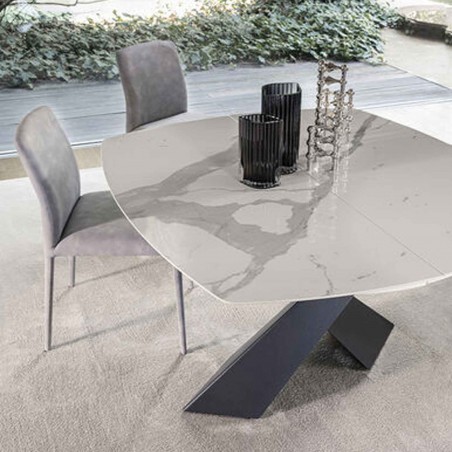 Riflessi - Living Extendable Round or Square Table