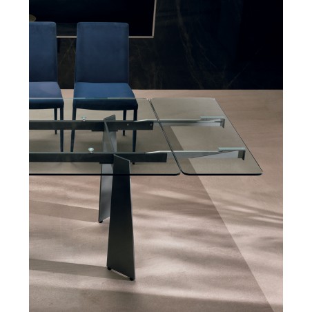 Riflessi - Treble Glass or Ceramics Rectangular Table