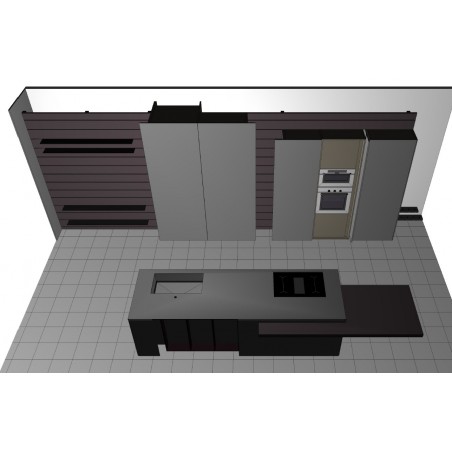 Modulnova - MH6 Super Matt Kitchen + Living Area