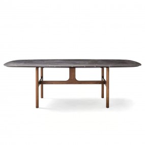 Novamobili - Torii Table with Marble Top