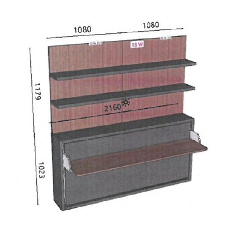 Clei - Kali Retractable Bed with Desk
