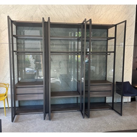 Sangiacomo - Scrigno Wardrobe with Glass Doors