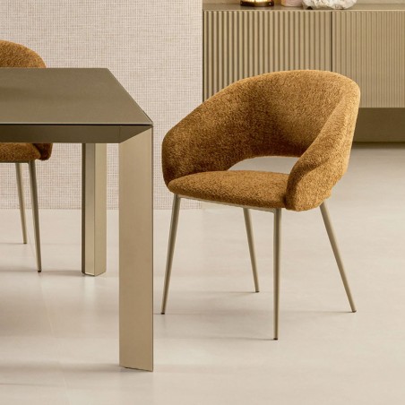 Riflessi - Bea chaise avec accoudoirs grands