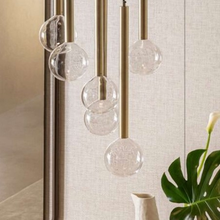 Riflessi - Bolle S6 Lampadario