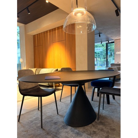 Desalto - Clay Table Ovale Pierre de lave